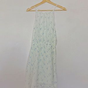 Abercrombie and fitch floral lavender dress